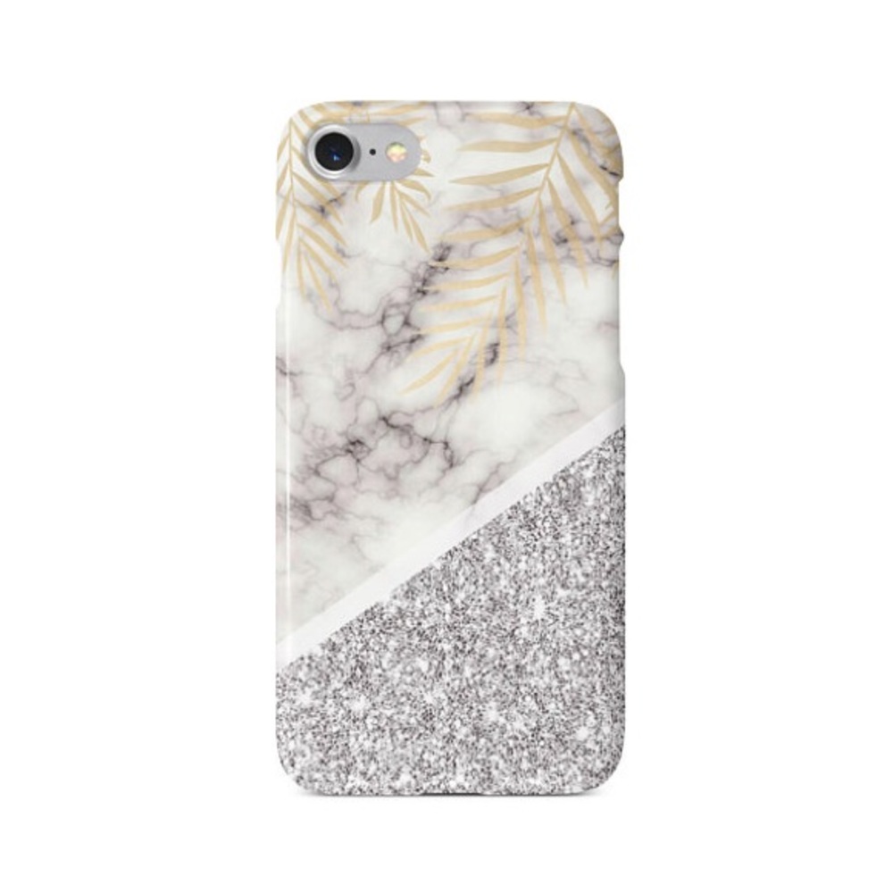 Beautiful Tan Palm tree Marble Case for iPhone!